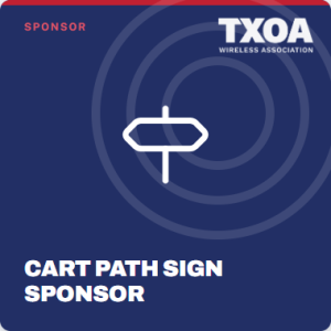 Cart Path Sign Sponsor
