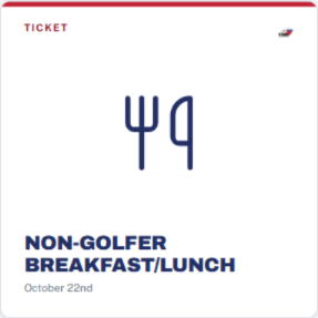 AAA - Non-Golfer Breakfast/Lunch Ticket